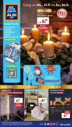 Gazetka promocyjna AldiSud - IN ZWEI WOCHEN - Gazetka - ważna od 26.11 do 26.11.2022 - strona 1 - produkty: Adventskranz, aldi, auto, casa deco, decke, eis, ente, gardenline®, honig, Kranz, led-licht, reis, schlauch, Ti