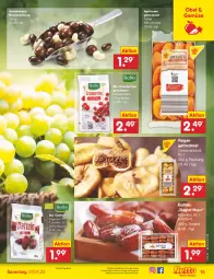 Gazetka promocyjna Netto Marken-Discount - Filial-Angebote - Gazetka - ważna od 07.01 do 07.01.2023 - strona 15 - produkty: angebot, aprikose, aprikosen, bestpreis, beutel, bio, cranberries, Datteln, eis, Feigen, LG, nuss, obst, reis, Schal, Schale, schoko, Ti, ZTE