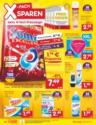 Gazetka promocyjna Netto Marken-Discount - Filial-Angebote - Gazetka - ważna od 07.01 do 07.01.2023 - strona 28 - produkty: bestpreis, carefree, deo, deospray, deutschlandcard, discount, eis, elnett, erde, geschirr, haarspray, magnesium, magnesium 400, ndk, reiniger, reis, reiss, rexona, roll-on, slip, slipeinlagen, Softlan, somat, Ti, weichspüler