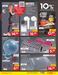 Gazetka promocyjna Netto Marken-Discount - Filial-Angebote - Gazetka - ważna od 07.01 do 07.01.2023 - strona 31 - produkty: akku, angebot, ball, Bau, eis, elle, ente, kleid, Kleidung, kopfhörer, kraft, Liege, messer, Personenwaag, personenwaage, reifen, reis, rel, riegel, Schal, Sport, Ti, Waage, wasser, ZTE