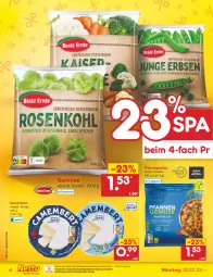 Gazetka promocyjna Netto Marken-Discount - Filial-Angebote - Gazetka - ważna od 07.01 do 07.01.2023 - strona 4 - produkty: bestpreis, camembert, eis, ndk, pfanne, pfannen, reis, Ti