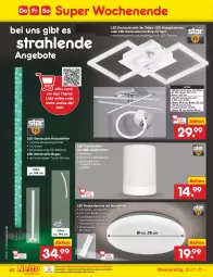 Gazetka promocyjna Netto Marken-Discount - Filial-Angebote - Gazetka - ważna od 07.01 do 07.01.2023 - strona 40 - produkty: angebot, angebote, auer, batterie, Brei, decke, deckenleuchte, dimmer, eis, fernbedienung, LED Deckenleuchte, LED Tischleuchte, led-deckenleuchte, led-stehleuchte, Leuchte, ndk, reis, ring, stehleuchte, Ti, timer, tisch, tischleuchte, usb