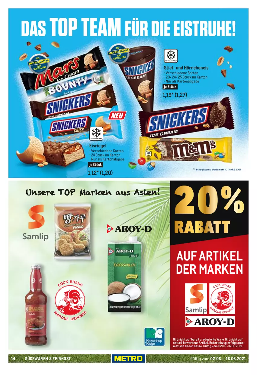 Aktueller Prospekt Metro - GastroJournal - von 02.06 bis 16.06.2021 - strona 14