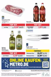 Gazetka promocyjna Metro - Food-Nonfood - Gazetka - ważna od 12.02 do 12.02.2025 - strona 32 - produkty: abholpreise, angebot, angebote, coca-cola, cola, edelstahl, eis, entrecôte, flasche, getränk, getränke, gin, ilag, messer, Metro, metro gastro, olive, oliven, olivenöl, olivenöl extra, Palette, Rauch, reis, rind, rinder, rwe, Ti, tiefpreis