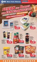 Gazetka promocyjna Combi - Prospekte - Gazetka - ważna od 30.09 do 30.09.2023 - strona 13 - produkty: angebot, angebote, Becher, beutel, bratwurst, chips, develey, eis, feinkost, flammkuchen, flasche, Funny Frisch, grill, grillbratwurst, ketchup, kuchen, lamm, linsen, lorenz, pizza, reis, rostbratwurst, röstzwiebeln, salat, salate, saltletts, sauce, saucen, schwein, schweine, spreewälder, Ti, tisch, wein, weine, wurst, ZTE, zwiebel, zwiebeln