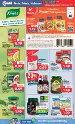 Gazetka promocyjna Combi - Prospekte - Gazetka - ważna od 30.09 do 30.09.2023 - strona 19 - produkty: angebot, angebote, Becher, Ben’s Original, beutel, Brühe, burger, coupon, coupons, creme, eis, ente, erde, feinschmecker, fisch, gin, kikkoman, knorr, knorr pasta, Kühne, mars, mehl, nougat creme, nuss, pasta, pasta snack, Rauch, reis, reiss, Ria, sauce, saucen, snack, snacks, sofort-rabatt, suppe, suppen, telefon, thunfisch, Ti, tisch, type 405, uhr, weizenmehl, ZTE