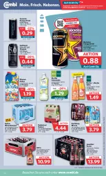 Gazetka promocyjna Combi - Prospekte - Gazetka - ważna od 30.09 do 30.09.2023 - strona 21 - produkty: Alwa, angebot, angebote, Astra, bio, bio limo, budweiser, drink, eis, eistee, energy drink, flasche, gin, glasflasche, karlsberg, karlsberg mixery, kirsch, limo, limonade, limonaden, mineralwasser, Mixer, mixery, oettinger, pfanne, Pfanner, reis, Rockstar, säfte, tee, Ti, vio bio limo, wasser, ZTE