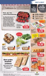 Gazetka promocyjna Combi - Prospekte - Gazetka - ważna od 30.09 do 30.09.2023 - strona 3 - produkty: angebot, angebote, auer, backwaren, bier, Biere, brot, brötchen, Brotdose, champignon, champignons, creme, Croissant, Donut, donuts, eis, erde, Geflügel, Käse, Kinder, kohlrabi, Kürbis, leine, mac, nuss, obst, reis, saft, sandwich, Schal, Schale, schinken, sim, snack, stube, telefon, Ti, tisch, tomate, tomaten, vita, ZTE