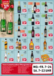 Gazetka promocyjna Rewe - REWE Ihr Kaufpark - Gazetka - ważna od 24.12 do 24.12.2021 - strona 18 - produkty: Berger, black label, bourbon, bourbon whiskey, brut, burger, cabernet, cabernet sauvignon, champagne, champagner, eis, ente, Fernet, fisch, flasche, fürst von metternich, gallo, Glühwein, grill, jim beam, johnnie walker, Kinder, Kindle, kleiner klopfer, kokos, kräuter, kräuterlikör, lack, lamm, leine, likör, Malibu, Metaxa, Mett, metternich, mumm, nürnberger, ouzo, ouzo 12, regal, rind, sauvignon, scotch, scotch whisky, sekt, tempranillo, uhr, wein, weine, whiskey, whisky, Wild