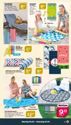 Gazetka promocyjna Netto - Woche 28 - Gazetka - ważna od 15.07 do 15.07.2023 - strona 17 - produkty: Bau, baumwolle, decke, eis, handtuch, kissen, Klammern, lamm, Liege, ndk, Outdoor-Teppich, picknick-decke, Ria, strandtuch, Tasche, teppich, Ti, tuc, wasser, wolle