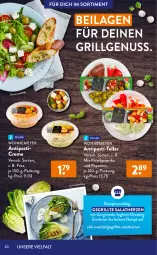 Gazetka promocyjna AldiSud - GRILLEN KANN SO ALDI SEIN. - Gazetka - ważna od 31.07 do 31.07.2022 - strona 20 - produkty: aldi, antipasti, asti, brot, cin, classico, creme, decke, dressing, eis, elle, feta, Fladenbrot, gorgonzola, grill, HP, ilag, joghur, joghurt, kirsch, LG, mozzarella, nuss, paprika, peperoni, Peroni, reis, rel, rezept, salat, salatherzen, Salatwürfel, snack, teller, Ti, tomate, tomaten, würfel