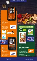 Gazetka promocyjna AldiSud - GRILLEN KANN SO ALDI SEIN. - Gazetka - ważna od 31.07 do 31.07.2022 - strona 3 - produkty: aldi, Bau, bio, crème fraîche, eis, fleisch, Fleischspieße, gewürz, grill, grillfackeln, gsw, kartoffel, kartoffelsalat, kräuter, marinade, Maus, Nackensteak, nackensteaks, oder kräuter, paprika, Rauch, reis, salat, Schal, Schale, schwein, schweine, Schweinebauch, steak, steaks, Ti, wein, weine