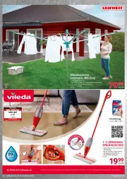 Gazetka promocyjna Selgros - Non Food - Gazetka - ważna od 04.05 do 04.05.2022 - strona 22 - produkty: elle, Garten, Germ, leine, Reinigung, Ti, vileda, waschmaschine, waschmaschinen