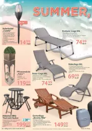 Gazetka promocyjna Selgros - Non Food - Gazetka - ważna od 04.05 do 04.05.2022 - strona 26 - produkty: auer, edelstahl, eis, ente, Garten, gartenliege, hocker, Holz, Liege, möbel, pflanze, pflanzen, reis, rel, rückenlehne, Solarfackel, Ti, tisch