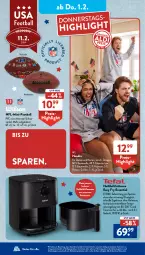 Gazetka promocyjna AldiSud - NÄCHSTE WOCHE - Gazetka - ważna od 03.02 do 03.02.2024 - strona 21 - produkty: alle artikel ohne dekoration, ball, Bau, baumwolle, dekoration, eis, elle, fritteuse, gin, Heißluftfritteuse, HP, kleid, Kleidung, korb, pommes, reis, Ti, timer, wolle, ZTE