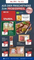 Gazetka promocyjna AldiSud - NÄCHSTE WOCHE - Gazetka - ważna od 03.02 do 03.02.2024 - strona 8 - produkty: aldi, bier, bio, Bio-Salami, discount, eis, elle, ente, farmerschinken, knacker, Krustenschinken, LG, Mantel, natur, pfeffer, reis, Rotwurst, salami, schinken, Ti, wurst