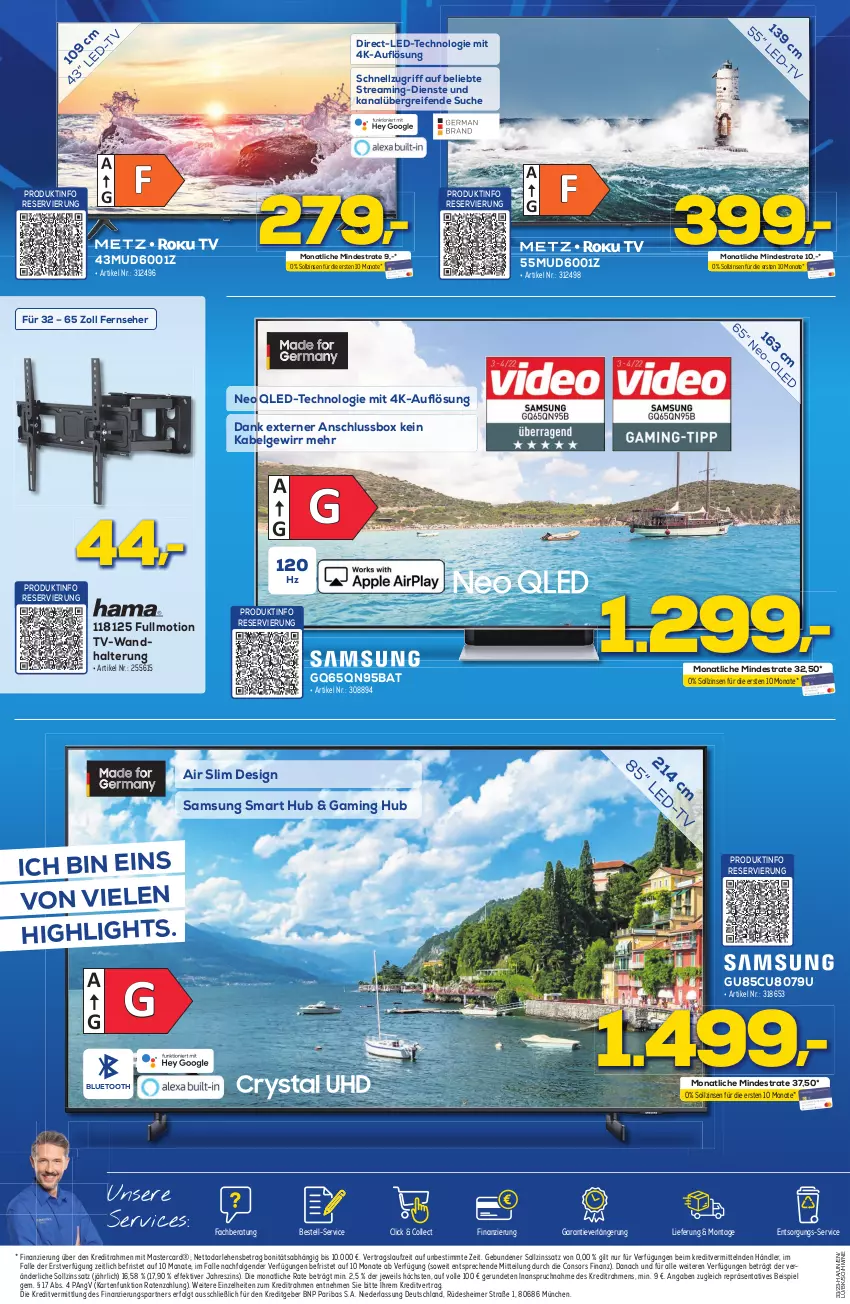 Aktueller Prospekt Berlet - Markt ändern > - von 14.08 bis 19.08.2023 - strona 2 - produkty: consors finanz, eimer, eis, fernseher, LG, mastercard, qled, reifen, Samsung, Ti, wandhalterung