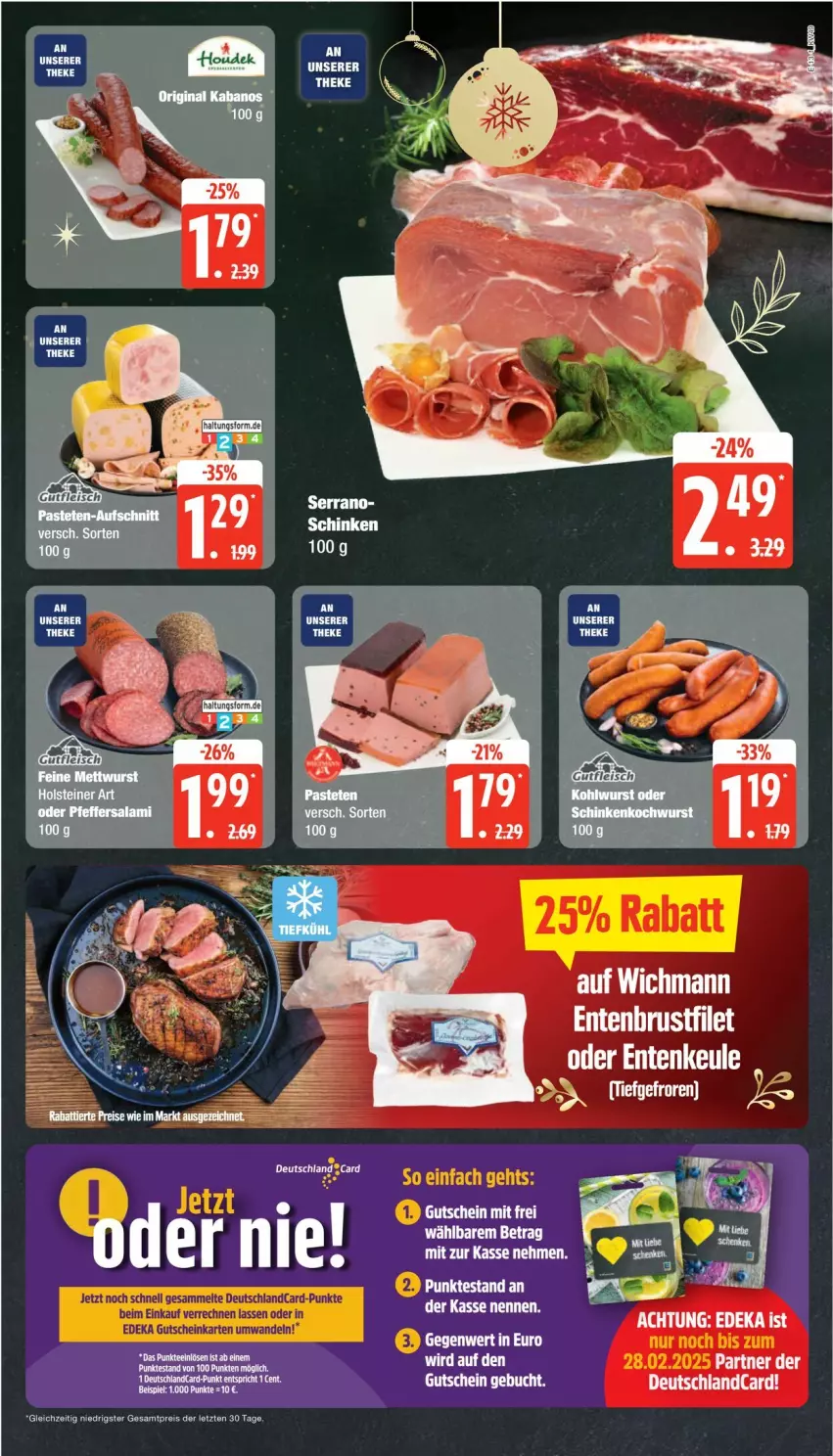 Aktueller Prospekt Edeka - Prospekte - von 02.12 bis 07.12.2024 - strona 13 - produkty: buch, deka, deutschlandcard, eis, ente, gutschein, reis, serrano, tee, Ti, ZTE