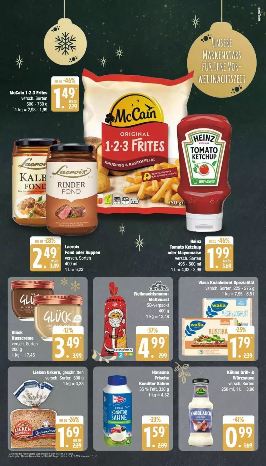 Aktueller Prospekt Edeka - Prospekte - von 02.12 bis 07.12.2024 - strona 3 - produkty: eier, gin, suppe, suppen