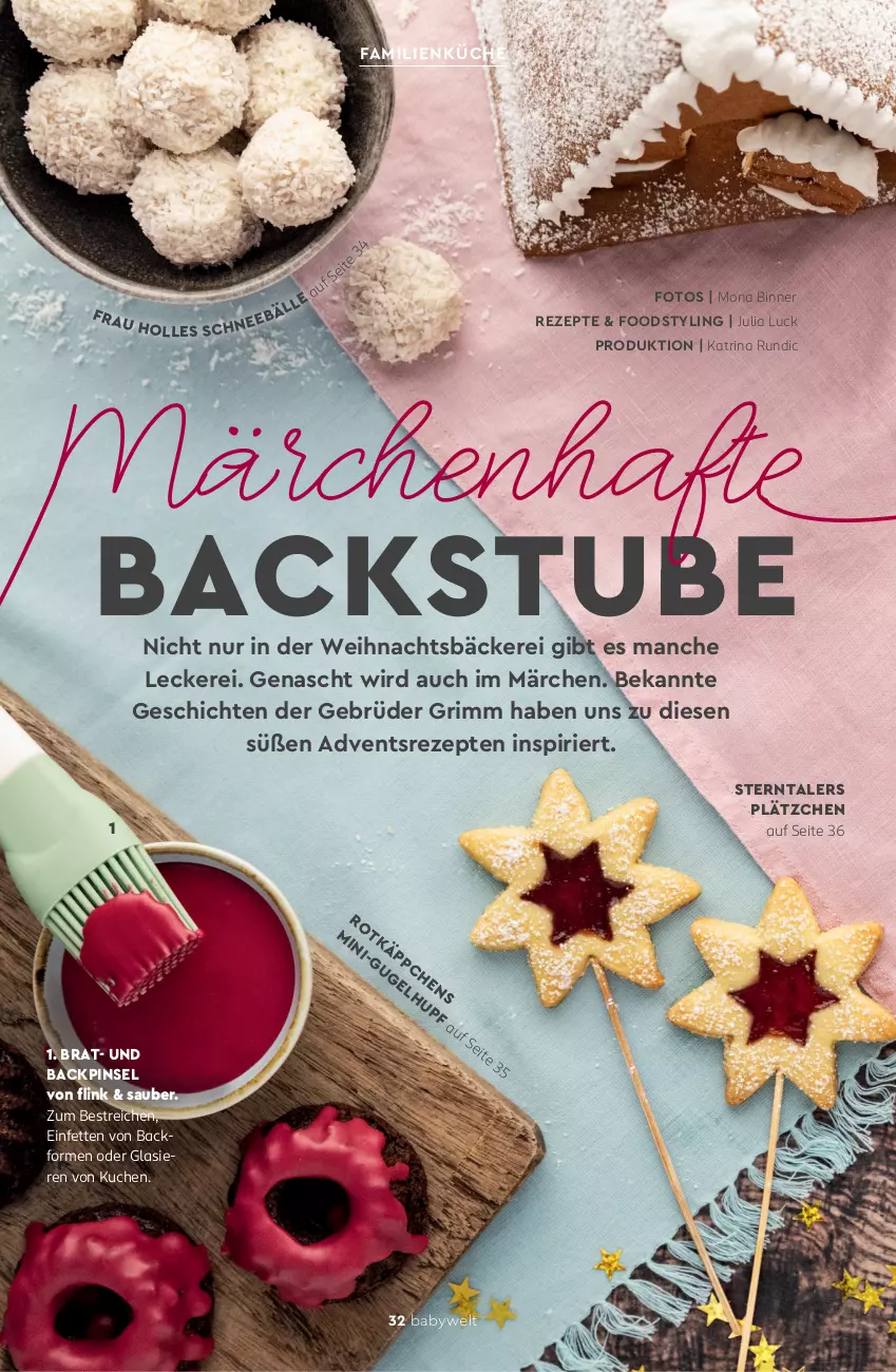 Aktueller Prospekt Rossmann - Prospekte - von 18.06 bis 30.06.2024 - strona 32 - produkty: Backform, küche, kuchen, Lätzche, Pinsel, rezept, rezepte, stube, Ti