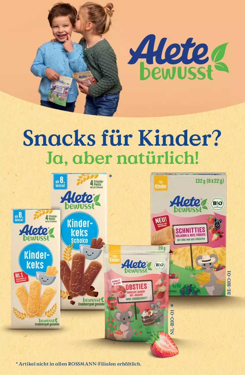 Aktueller Prospekt Rossmann - Prospekte - von 18.06 bis 30.06.2024 - strona 37 - produkty: bio, Kinder, snack, snacks, Ti