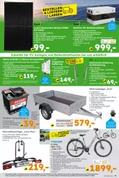 Gazetka promocyjna  - Gazetka - ważna od 08.06 do 08.06.2024 - strona 19 - produkty: akku, Anhänger, aust, auto, Bank, batterie, Bau, Brei, E-Bike, E-Bikes, eis, elle, ente, Fahrrad, Fahrradheckträger, Heckträger, kraft, lack, latte, passend für alle, Rauch, reifen, reis, ring, rwe, Schal, shimano, Ti, tisch, ZTE