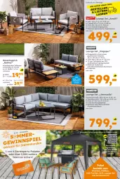 Gazetka promocyjna  - Gazetka - ważna od 08.06 do 08.06.2024 - strona 4 - produkty: Bau, eis, ente, Garten, gewinnspiel, glasplatte, grill, Holz, HP, kissen, kühlbox, latte, limo, lounge-set, pavillon, rasen, reis, Ria, Rückenkissen, sessel, Sofa, sonnenschirm, teppich, Ti, tisch, tischplatte, wein