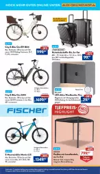 Gazetka promocyjna Aldi Nord - Von Montag - Gazetka - ważna od 02.08 do 02.08.2025 - strona 35 - produkty: akku, aldi, Bau, dekoration, E-Bike, eis, elle, erde, Hartschalenkoffer, koffer, Leuchte, li-ion-akku, Mountainbike, pavillon, reis, Ria, rwe, Schal, Schale, Ti, tiefpreis, tisch, usb, wasser