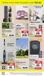 Gazetka promocyjna Lidl - Wochen-Highlights im Onlineshop - Gazetka - ważna od 21.08 do 21.08.2022 - strona 4 - produkty: angebot, angebote, aqua, AquaPur, dampfreiniger, edelstahl, eis, elle, ente, ernesto, flasche, getränk, getränke, Kombiservice, küche, Küchen, küchenmaschine, LG, mikrowelle, Mixa, ndk, reiniger, reis, rel, Ria, Rührschüssel, Schal, Schale, schüssel, spülmaschinen, staubsauger, telefon, Ti, Trockner, uhr, wäschespinne, waschtrockner