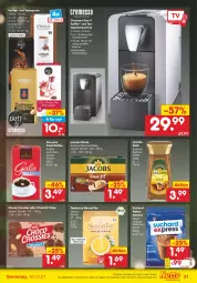 Gazetka promocyjna Netto Marken-Discount - Filial Angebote - Gazetka - ważna od 18.12 do 18.12.2021 - strona 21 - produkty: angebot, bohne, bohnen, bohnenkaffee, chips, choclait chips, choco crossies, crossies, eduscho, eis, , getränk, getränke, getränkepulver, jacobs, Jacobs Gold, kaffee, kakao, Kapselmaschine, löslicher bohnenkaffee, reis, tee, teekanne, Ti, Tiere, ZTE
