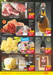 Gazetka promocyjna Netto Marken-Discount - Filial Angebote - Gazetka - ważna od 18.12 do 18.12.2021 - strona 7 - produkty: angebot, bio, eis, frischkäse, gin, in olivenöl, Käse, Kürbis, Kürbiskernöl, milch, natur, olive, oliven, olivenöl, olivenöl extra, prosciutto, Prosciutto di Parma, salami, salat, salate, schinken, Tête de Moine, Ti, ziegenfrischkäse, ZTE