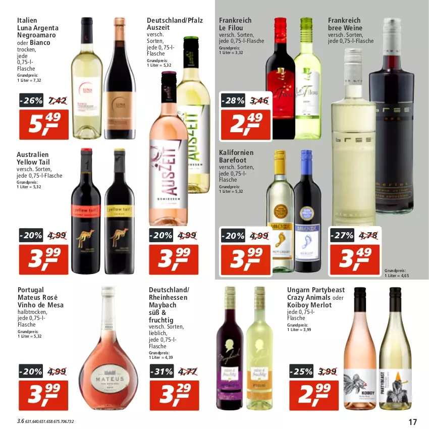 Aktueller Prospekt Real - von 04.07 bis 09.07.2022 - strona 17 - produkty: amaro, aust, bree, eis, flasche, frucht, mateus, maybach, merl, merlot, reis, Ti, wein, weine, yellow tail