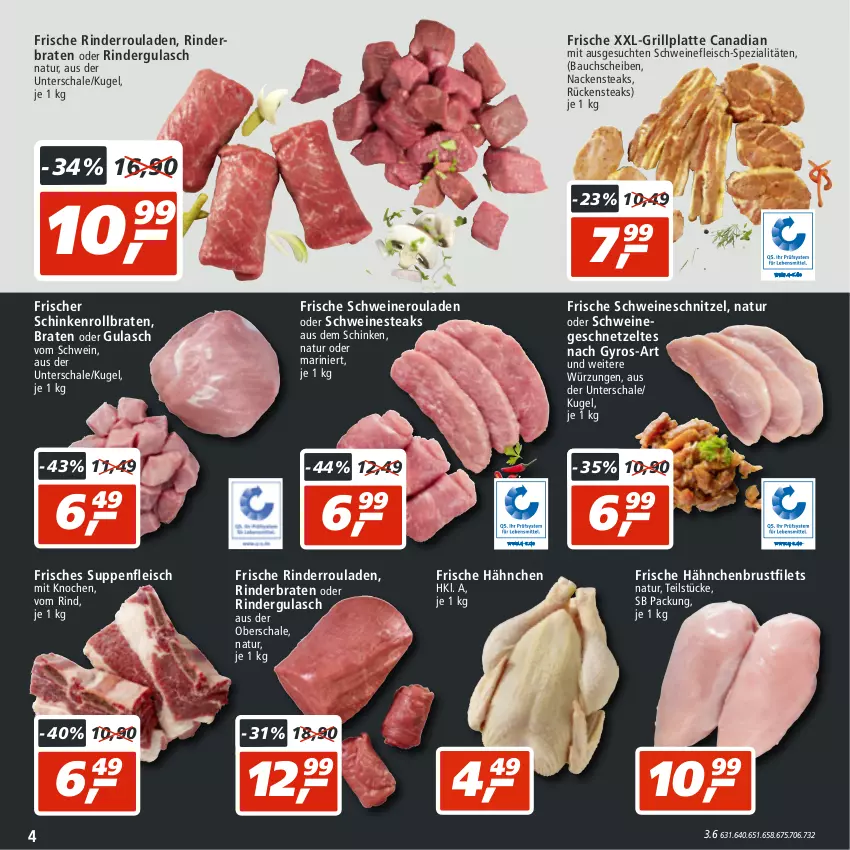 Aktueller Prospekt Real - von 04.07 bis 09.07.2022 - strona 4 - produkty: Bau, bauchscheiben, braten, brustfilet, eis, filet, filets, fleisch, Frische Hähnchen, geschnetzeltes, grill, grillplatte, gulasch, gyros, hähnchenbrust, hähnchenbrustfilet, Kugel, latte, Nackensteak, nackensteaks, natur, nero, Nestea, oder rindergulasch, rind, rinder, rinderbraten, rindergulasch, Rinderroulade, rinderrouladen, rollbraten, rouladen, Rückensteak, rückensteaks, Schal, Schale, schinken, schnitzel, schwein, schweine, schweinefleisch, Schweineroulade, schweineschnitzel, Spezi, steak, steaks, suppe, suppen, suppenfleisch, wein, weine, Zelt