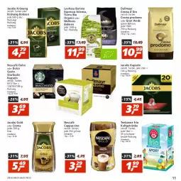 Gazetka promocyjna Real - Gazetka - ważna od 09.07 do 09.07.2022 - strona 11 - produkty: beutel, bio, bohne, bohnen, Cap, cappuccino, cin, dallmayr, dolce gusto, eis, erde, espresso, getränk, getränke, intenso, jacobs, Jacobs Gold, jacobs krönung, lavazza, Nescafé, prodomo, reis, starbucks, tee, teekanne, Ti