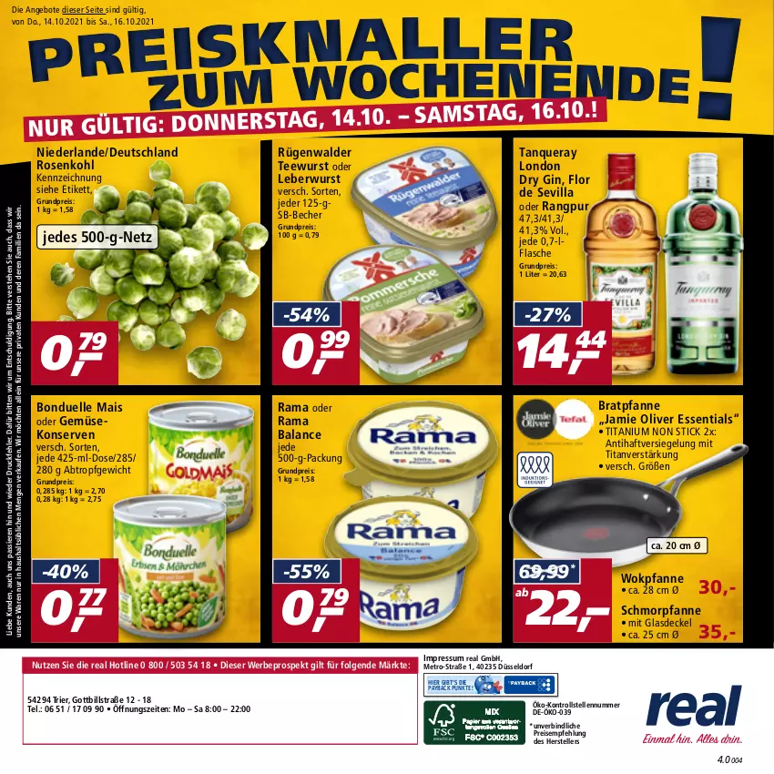 Aktueller Prospekt Real - Real Handzettel - von 11.10 bis 16.10.2021 - strona 48