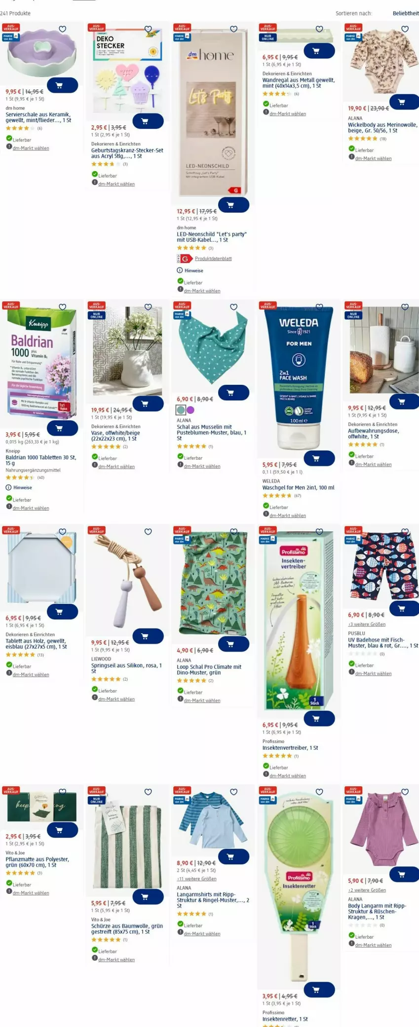 Aktueller Prospekt Dm Drogerie - Prospekte - von 02.06 bis 11.06.2025 - strona 1 - produkty: Aufbewahrungsdose, Bad, Badehose, Bau, baumwolle, blume, blumen, body, eis, fisch, flieder, Holz, hose, kneipp, Kranz, Langarmshirt, LG, mint, Profissimo, regal, Ria, ring, Schal, Schale, Schürze, sekt, shirt, shirts, sim, tablet, tablett, Tablette, Ti, Tiere, uhu, usb, Vase, wandregal, waschgel, weleda, WICK, Wickelbody, wolle