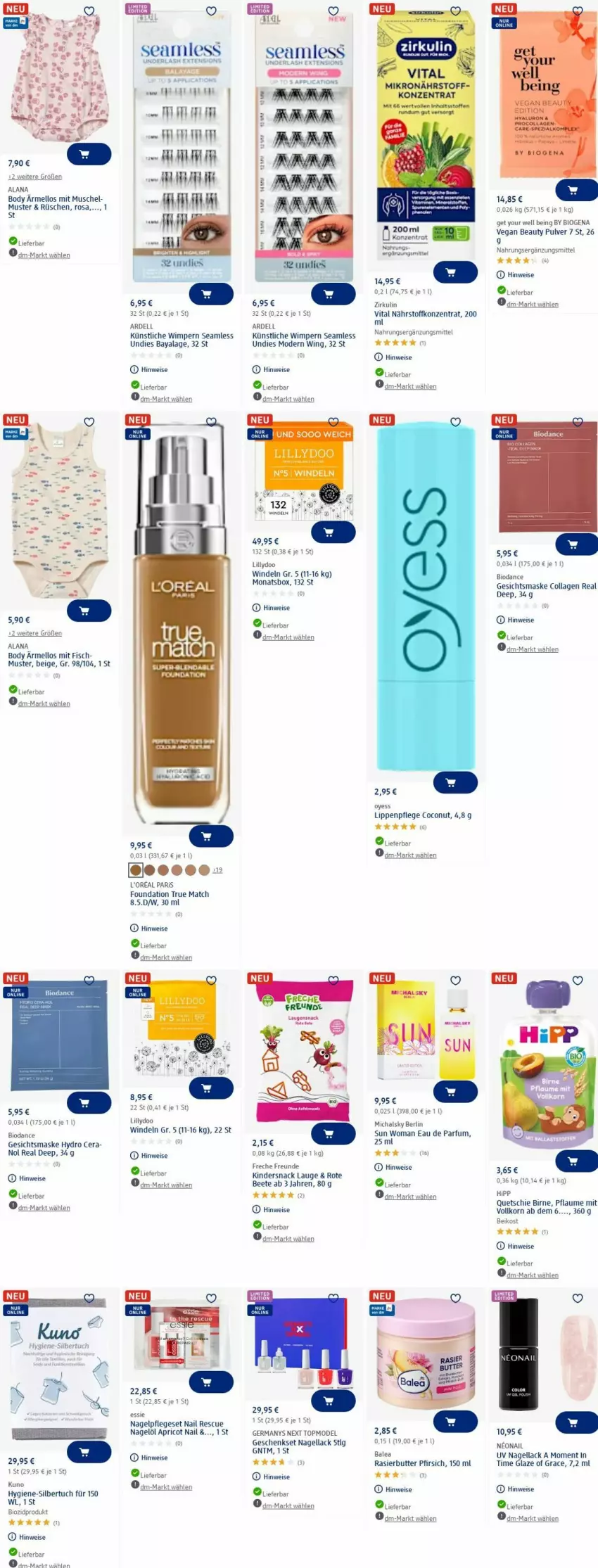 Aktueller Prospekt Dm Drogerie - Prospekte - von 02.06 bis 11.06.2025 - strona 12 - produkty: bio, body, butter, coconut, Collagen, dell, eier, eis, ente, fisch, freche freunde, Germ, geschenkset, Gesichtsmaske, Kinder, korn, l'oreal, lack, LG, Lippenpflege, Maske, Mode, Nagellack, pfirsich, pflaume, snack, Ti, tuc, vita, windeln, Yo