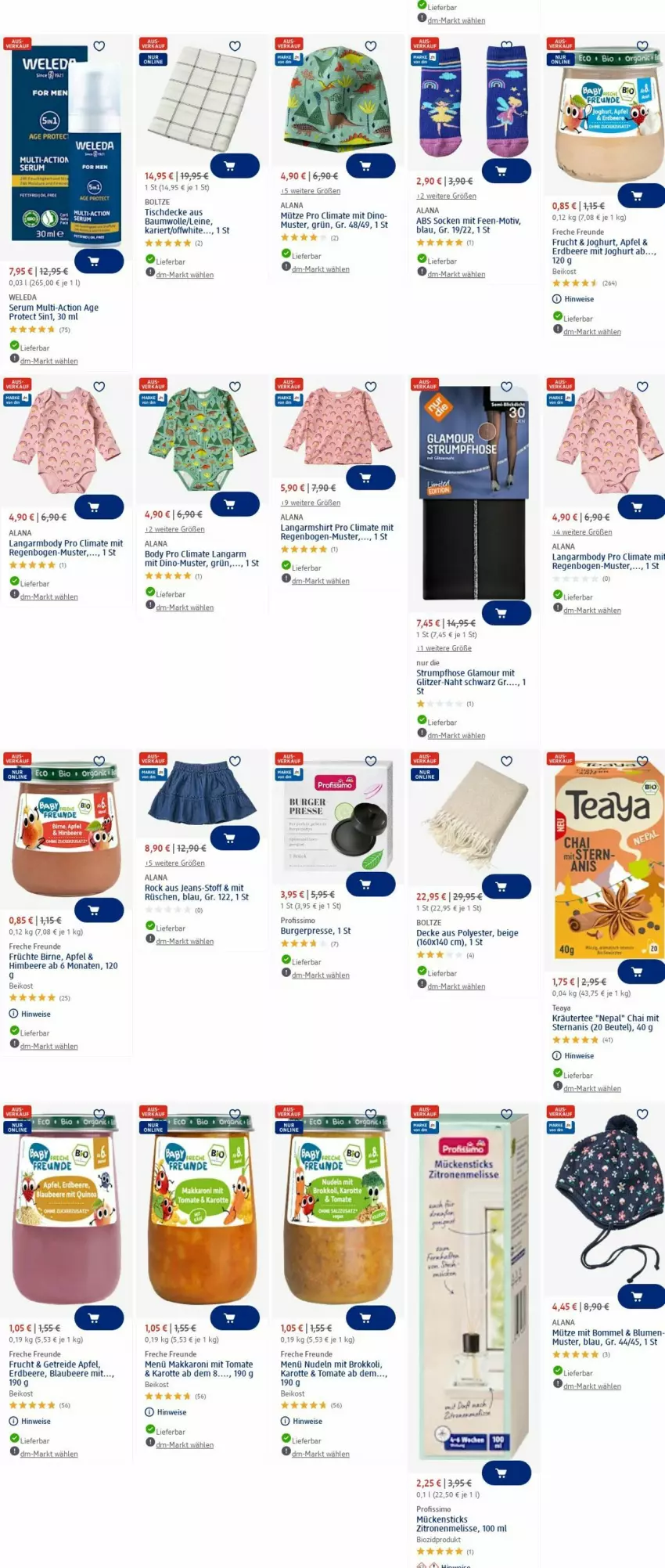 Aktueller Prospekt Dm Drogerie - Prospekte - von 02.06 bis 11.06.2025 - strona 2 - produkty: akku, apfel, Bau, baumwolle, beere, beutel, bio, Blaubeer, blaubeere, blume, blumen, body, Brei, brokkoli, burger, cin, decke, eis, erdbeere, freche freunde, frucht, früchte, himbeer, himbeere, hose, jeans, joghur, joghurt, kräuter, Langarmshirt, leine, Mütze, nudel, nudeln, Profissimo, rum, Serum, shirt, sim, socken, Strumpfhose, tee, Ti, tisch, tischdecke, tomate, wolle, zitrone, zitronen