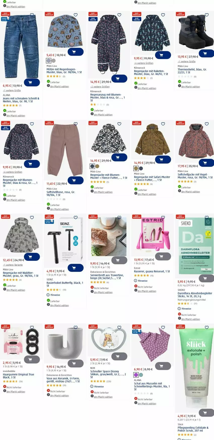 Aktueller Prospekt Dm Drogerie - Prospekte - von 02.06 bis 11.06.2025 - strona 5 - produkty: Anzug, blume, blumen, butter, disney, eis, gin, hose, Jacke, jeans, lack, Mett, Mütze, nuk, Peeling, Raketen, rasierer, reis, Reiseset, Ria, Schal, Schmetterling, Softshellhose, Ti, Vase
