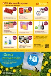 Gazetka promocyjna Tegut - Angebote der Woche - Gazetka - ważna od 13.05 do 13.05.2023 - strona 16 - produkty: alkohol, auer, Bad, Bau, Bauer, Becher, beere, beeren, bio, eimer, eis, erdbeere, erdbeeren, erde, flasche, getränk, getränke, gutschein, gutscheine, Handy, kartoffel, kartoffelpuffer, knacker, limo, limonade, milch, milchreis, Müller, Oblaten, reis, ring, salz, Spezi, steiner, Tchibo, Ti, warsteiner, wiesbauer, Wild, Winzerwurst, wurst