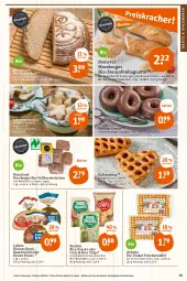 Gazetka promocyjna Tegut - Angebote der Woche - Gazetka - ważna od 13.05 do 13.05.2023 - strona 17 - produkty: angebot, angebote, auer, backwaren, baguette, Bau, Bauer, Berger, bio, braun, brot, brötchen, chips, dekoration, Donut, eier, eis, ente, geback, Hefe, herzberger, kakao, korn, leine, lieken, mehl, natur, naturland, Ofen, reis, snack, snacks, steinofen, Ti, Tüte, weizenmehl