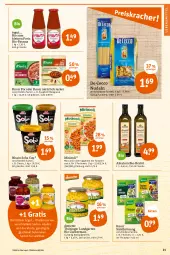 Gazetka promocyjna Tegut - Angebote der Woche - Gazetka - ważna od 13.05 do 13.05.2023 - strona 23 - produkty: ACC, Becher, beko, beutel, bio, bolognese, De Cecco, ecco, eis, flasche, Garten, Gläser, knorr, knorr fix, Konserven, kräuter, lebensmittel, leine, mac, mais, Mirácoli, natur, natura, Nissin, nudel, nudeln, obst, reis, ring, salat, salatkrönung, sauce, spaghetti, spaghetti bolognese, Ti, tomate, tomaten, tomatensauce, zucker, zuckermais