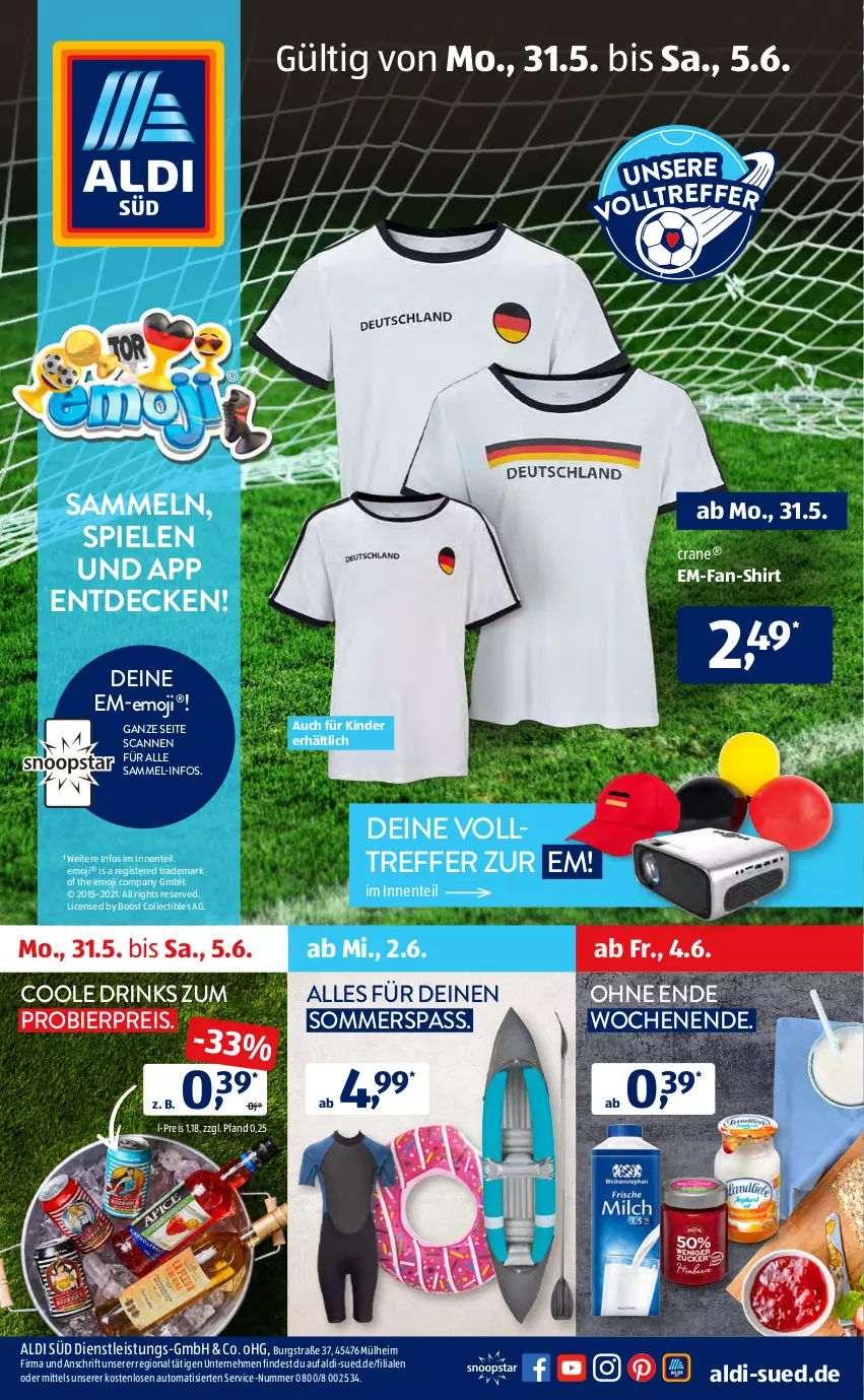 Aktueller Prospekt AldiSud - ALDI Aktuell - von 01.06 bis 05.06.2021 - strona 1