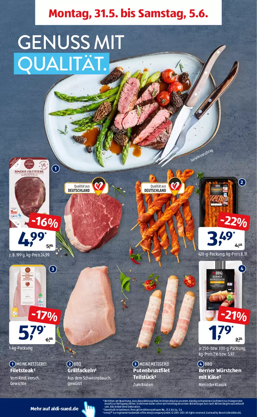 Aktueller Prospekt AldiSud - ALDI Aktuell - von 01.06 bis 05.06.2021 - strona 6