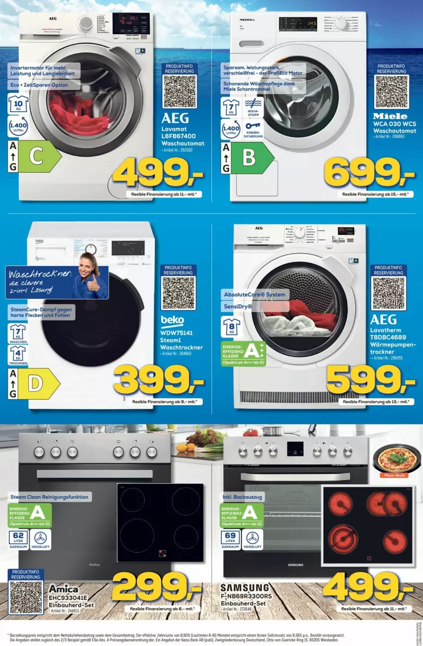 Aktueller Prospekt Euronics - Prospekte - von 26.01 bis 02.02.2022 - strona 8 - produkty: angebot, Bad, Bank, Bau, einbauherd, eis, elle, miele, reis, ring, Samsung, Ti