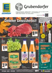 Gazetka promocyjna E Center - Angebote der Woche - Gazetka - ważna od 01.10 do 01.10.2022 - strona 1 - produkty: Becher, bier, Biere, butter, decke, deka, eis, elle, ente, erde, flasche, fleisch, frucht, gin, irische butter, jungbullen, lebensmittel, reis, rouladen, schnitten, Sushi, telefon, teller, Ti, uhr