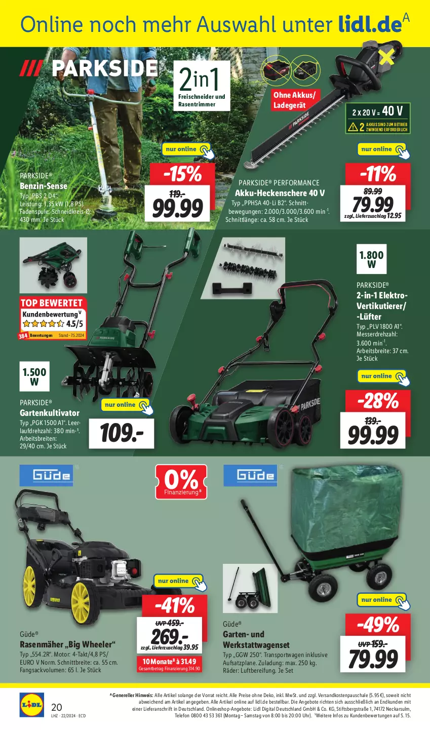 Aktueller Prospekt Lidl - Aktionsprospekt - von 27.05 bis 01.06.2024 - strona 24 - produkty: ACC, akku, akku-heckenschere, angebot, angebote, auto, batterie, bio, Brei, bürste, bürsten, Cap, Cien, dell, eis, Elektro, elle, ente, Garten, Germ, heckenschere, Kette, ladegerät, messer, Metro, natur, natura, ndk, Parkside, rasen, rasenmäher, rasentrimmer, reis, rel, Ria, rum, sac, säge, Schal, Schale, Schere, sim, Sport, telefon, Ti, Tiere, torte, Transportwagen, uhr, weck, werkzeug