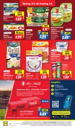 Gazetka promocyjna Lidl - Aktionsprospekt - Gazetka - ważna od 01.06 do 01.06.2024 - strona 12 - produkty: ACC, activia, Alpenhain, angebot, arla, butter, coca-cola, cola, coupon, danone, danone activia, eis, erde, fisch, fischstäbchen, gewinnspiel, gin, Griechischer Joghurt, grill, joghur, joghurt, Käse, mac, Nordsee, preisvorteil, pringles, reis, reis-fit, ring, rügenwalder, rügenwalder mühle, telefon, Ti, Vegeta, weichkäse