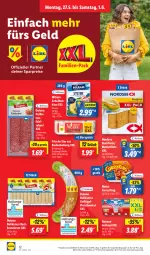 Gazetka promocyjna Lidl - Aktionsprospekt - Gazetka - ważna od 01.06 do 01.06.2024 - strona 14 - produkty: actimel, angebot, backfisch, coupon, curry, danone, dulano, eier, eis, filet, filets, fisch, fleisch, fleischwurst, Geflügel, Käse, matjes, Matjesfilet, matjesfilets, meica, milram, Nordsee, preisvorteil, reis, salami, schnitten, Ti, wurst