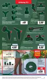 Gazetka promocyjna Lidl - Aktionsprospekt - Gazetka - ważna od 01.06 do 01.06.2024 - strona 19 - produkty: adapter, angebot, brause, coupon, eis, Garten, gartenschlauch, messer, Parkside, Persona, reis, Ria, schlauch, schläuche, Ti, uhr, Viereckregner, wasser, ZTE